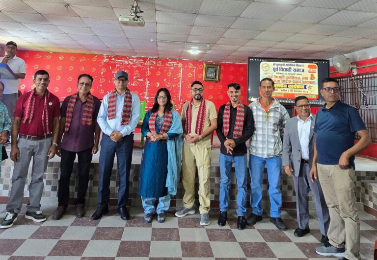 धुलाबारी मावि पूर्व विद्यार्थी समाजको अध्यक्ष्यमा हरि कोइराला